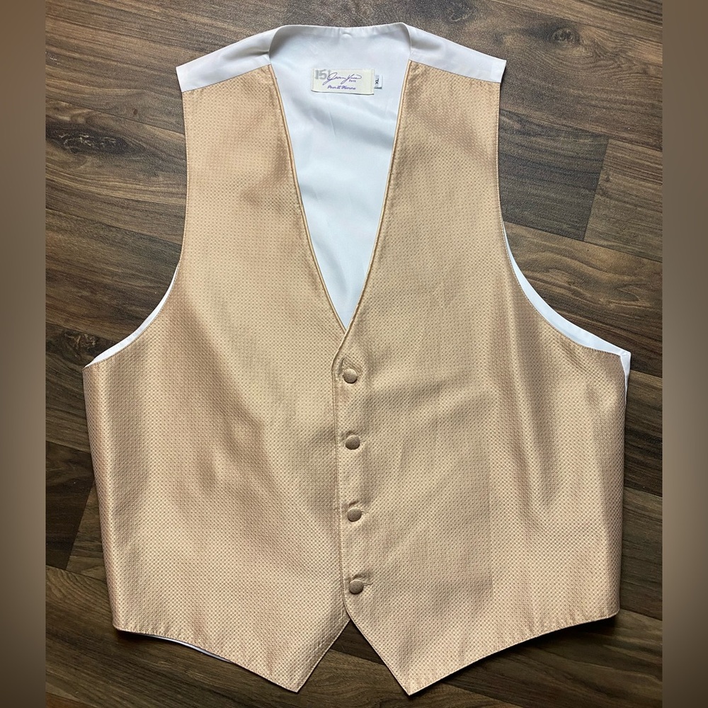 Tan Vest for Suits and Blazers
